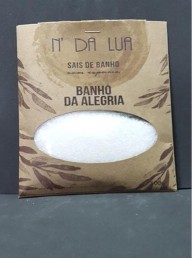 Sais de Banho com Espuma  Alegria Óleo de Laranja e Floral Olive Aroma Essencial N da Lua.